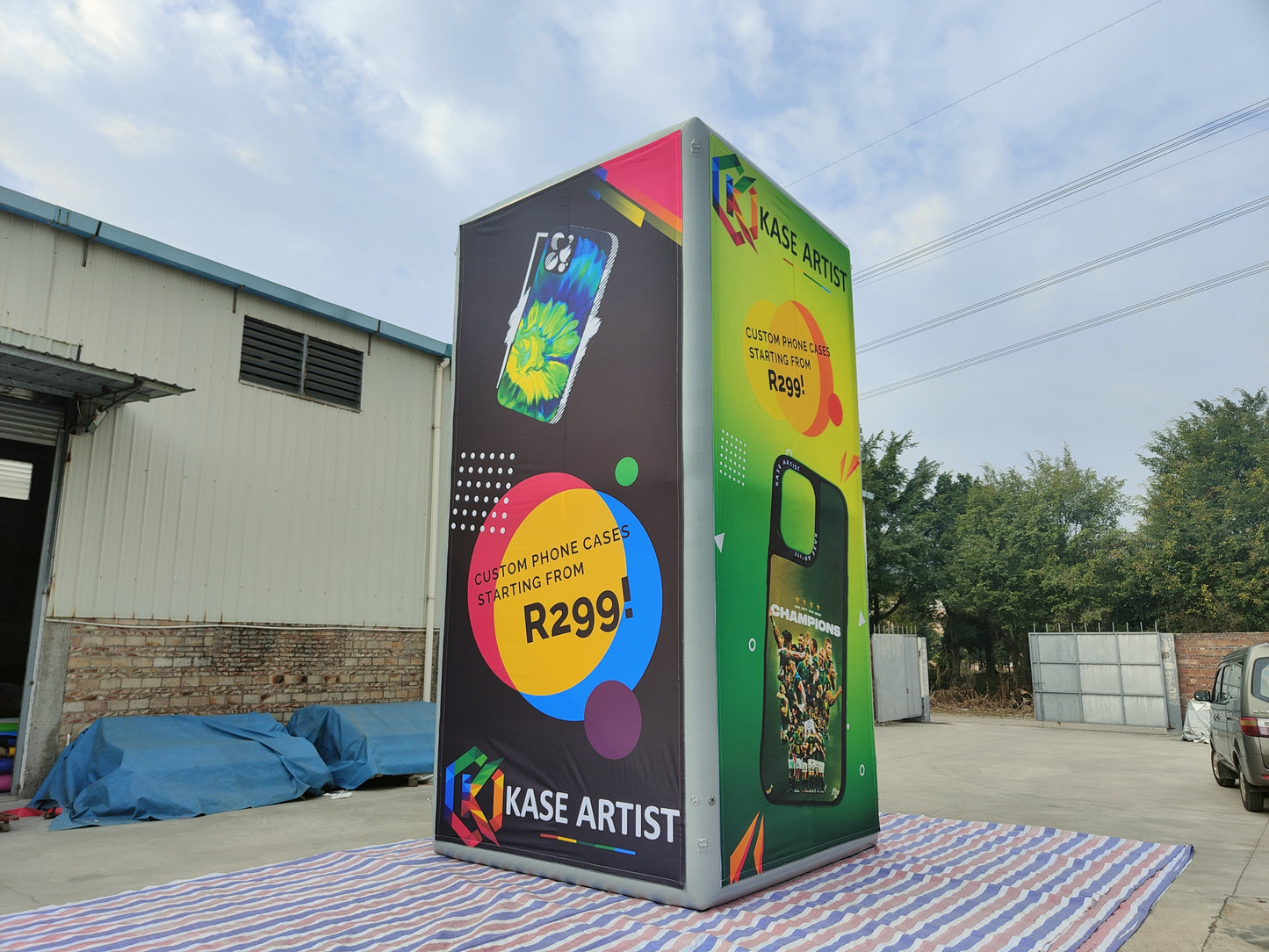 Inflatable Billboard 4-Sides Printing Marketing