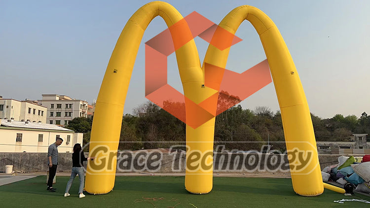 LED Lighting Inflatable McDonald Archway