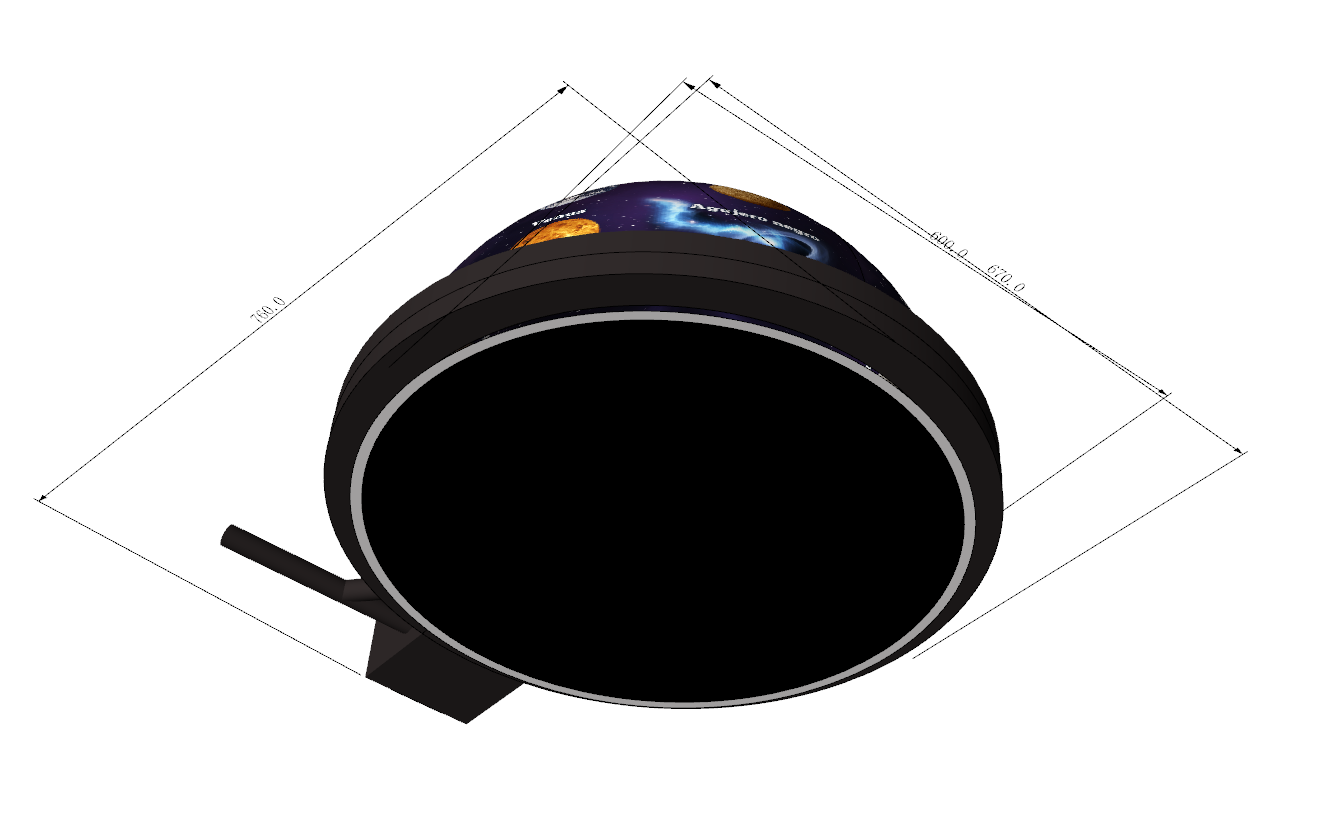 Inflatable Planetarium Projection Dome