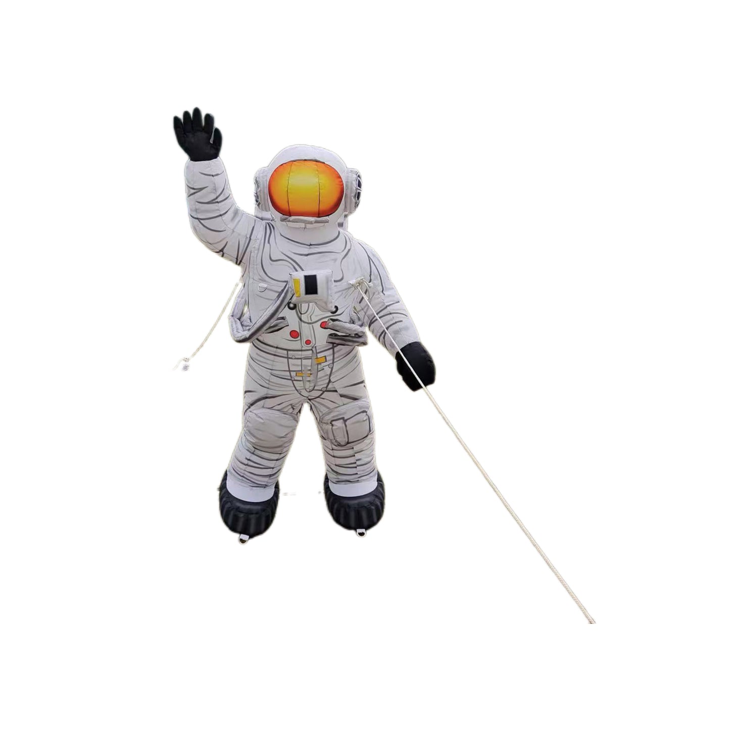 Amusement park outdoor activities inflatable astronaut
