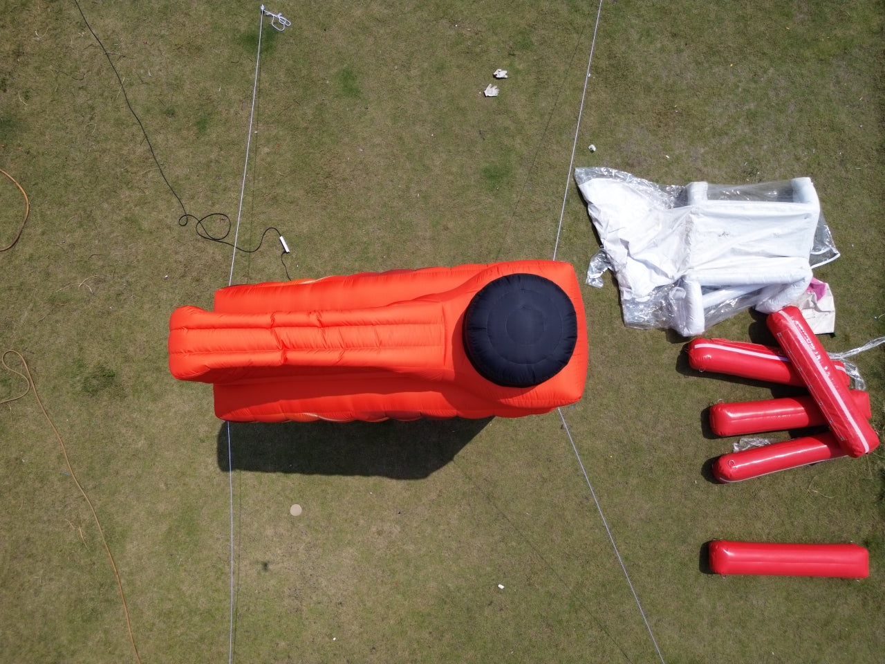 Giant Inflatable Engine Oil Bottle Replica