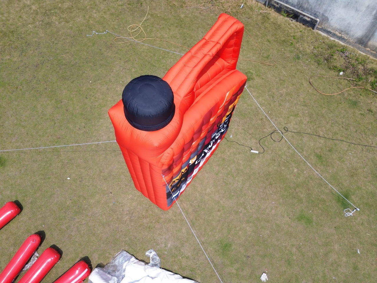 Giant Inflatable Engine Oil Bottle Replica