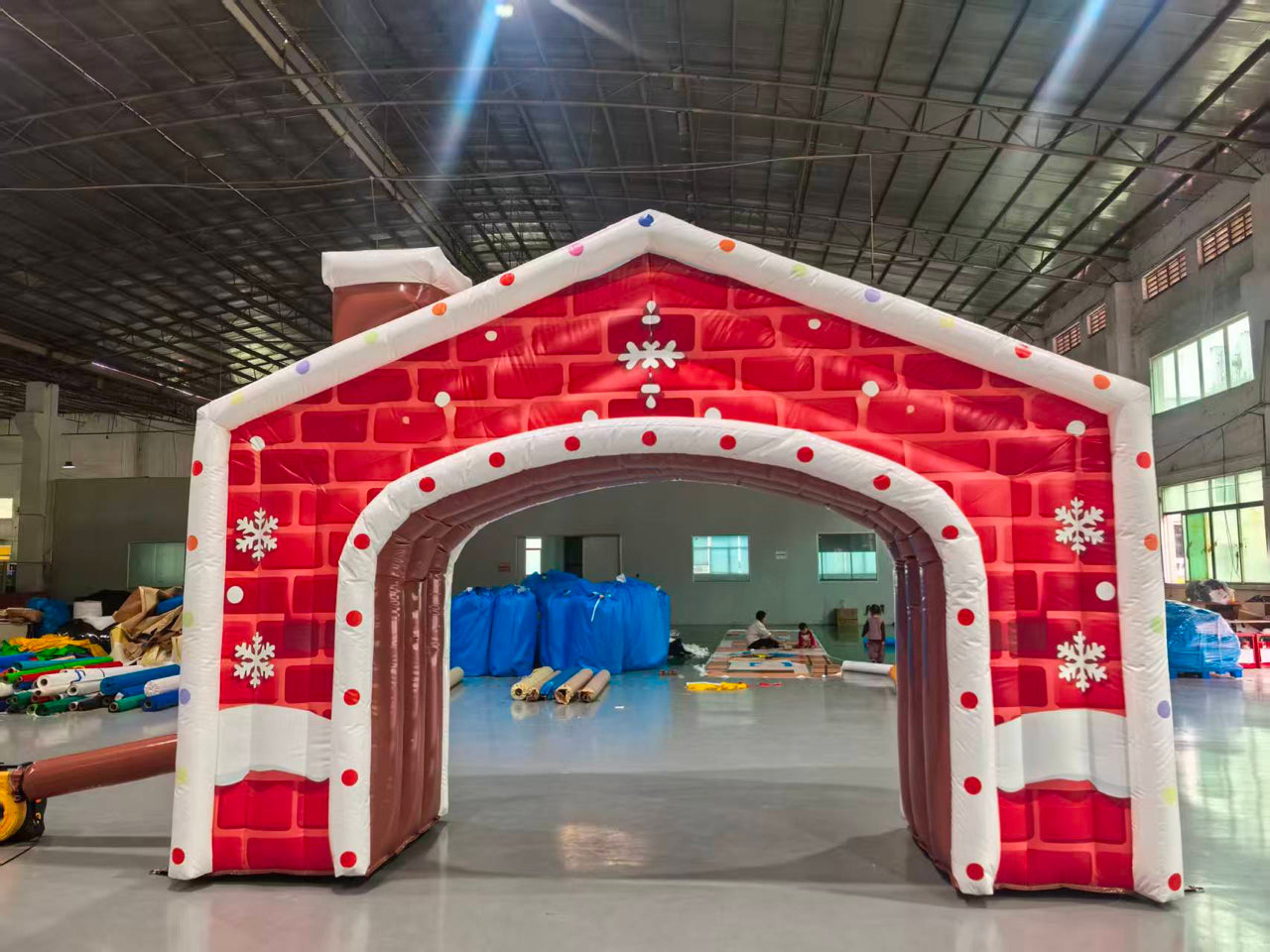 Colorful Inflatable Christmas Arches
