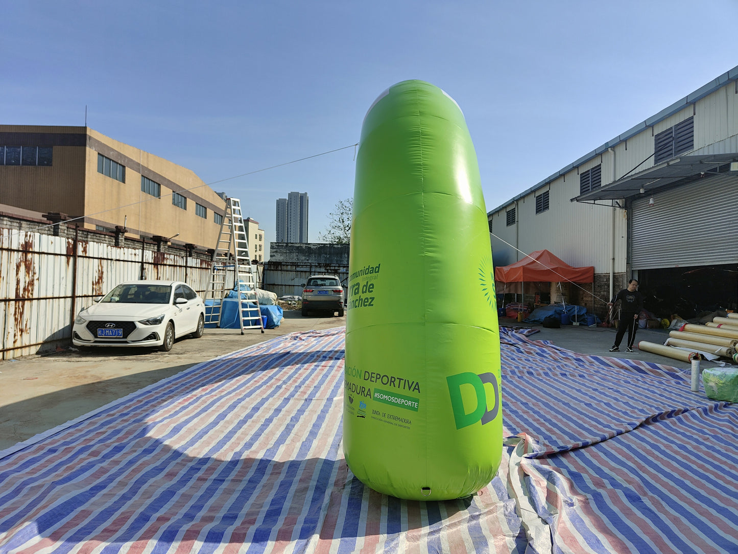 Custom Inflatable Rainbow Archway Marketing