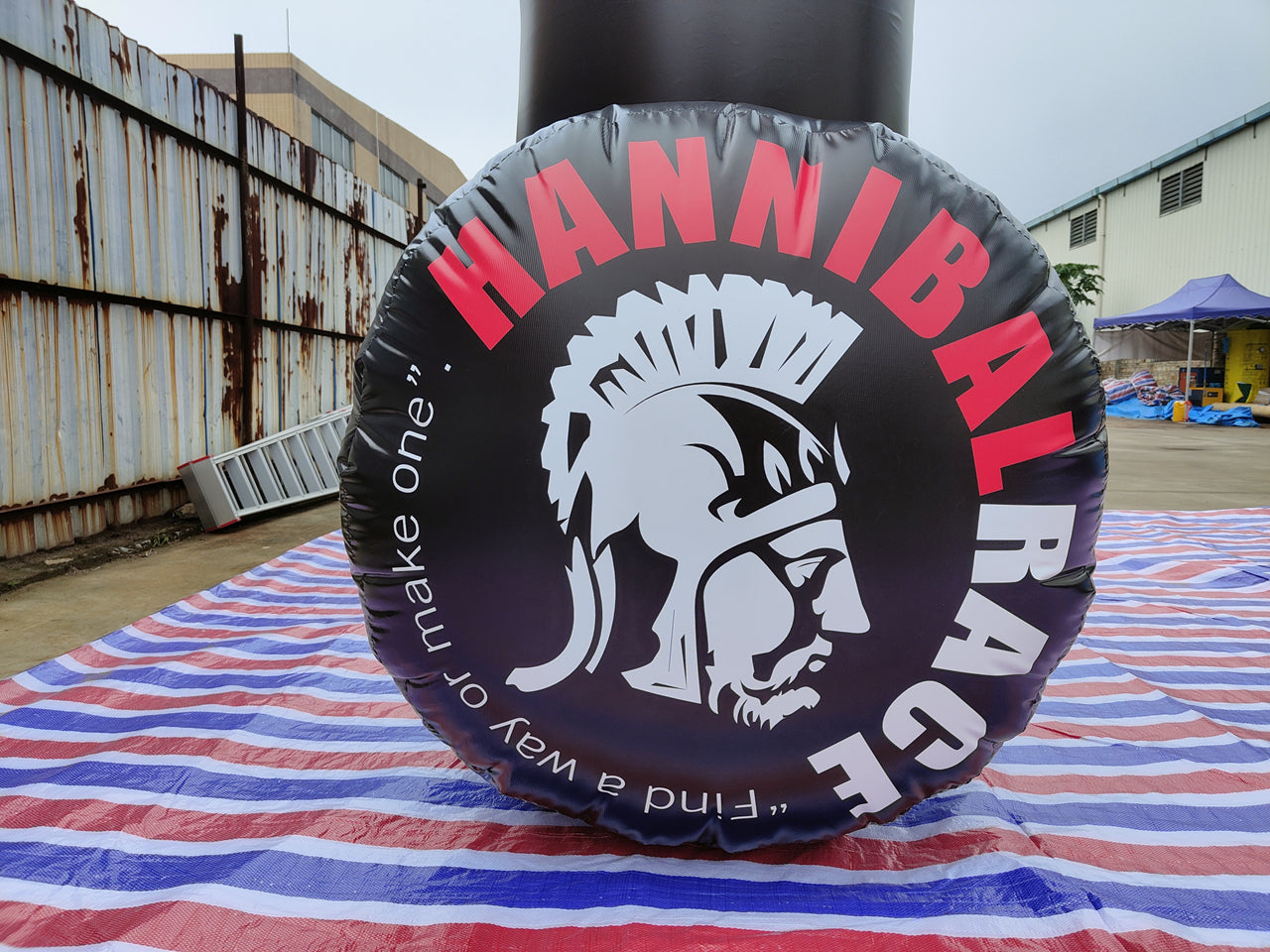 Inflatable Start / Finish Archways With Giant Tube