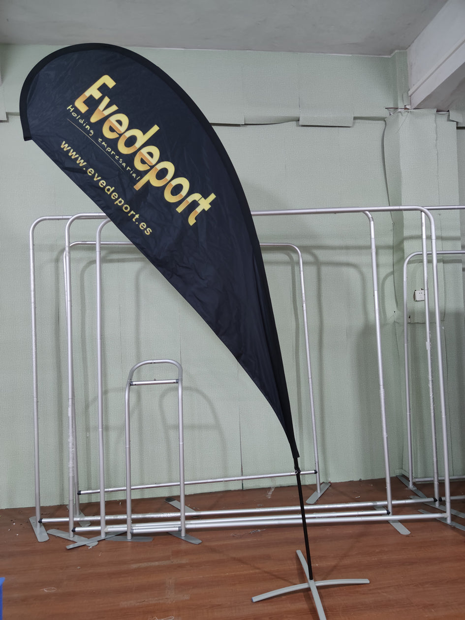 Custom Teardrop Flyb Banner Flag 3m