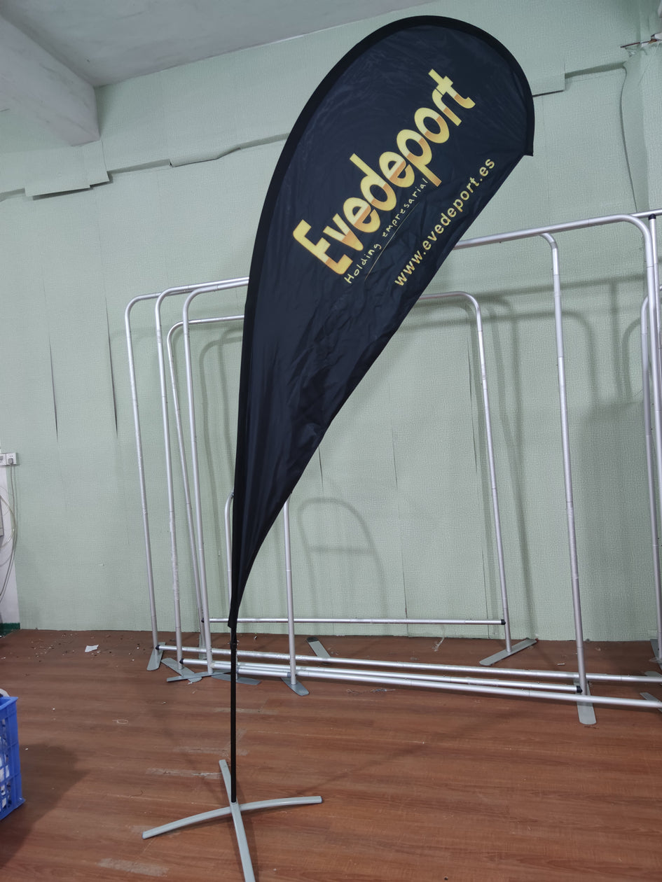 Custom Teardrop Flyb Banner Flag 3m