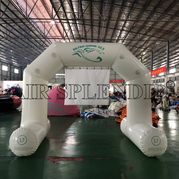 Custom Inflatable Open Water Swimming Race Marks Archway