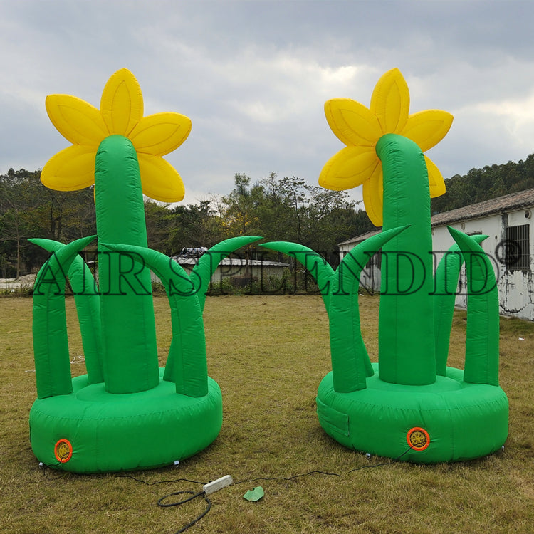 LED Lighting Inflatable Flowers Decoration