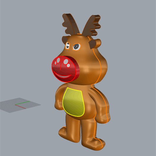 Giant Inflatable Deer Cartoon PVC Helium Parade Balloons