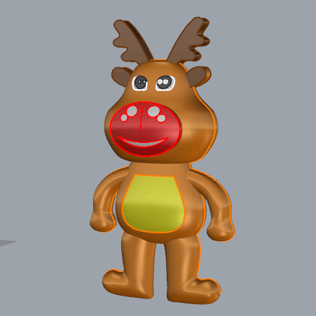 Giant Inflatable Deer Cartoon PVC Helium Parade Balloons