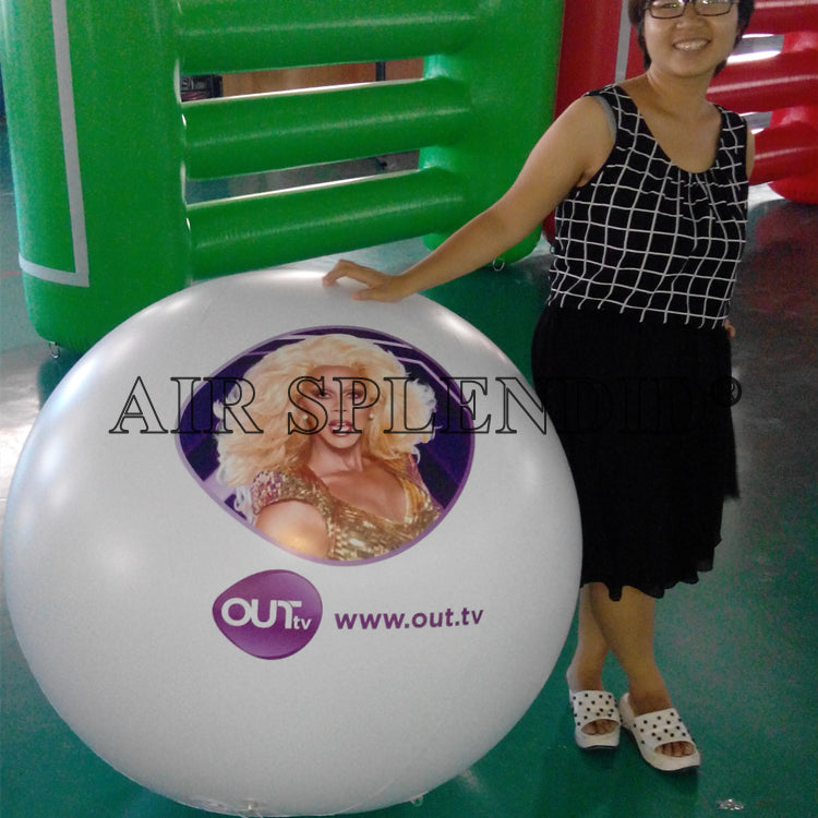 TV SHOW PVC Helium Balloons Advertising