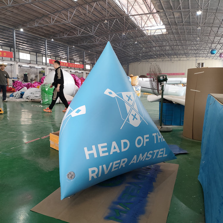 Inflatable Pyramid Race Markers Open Water Swimming