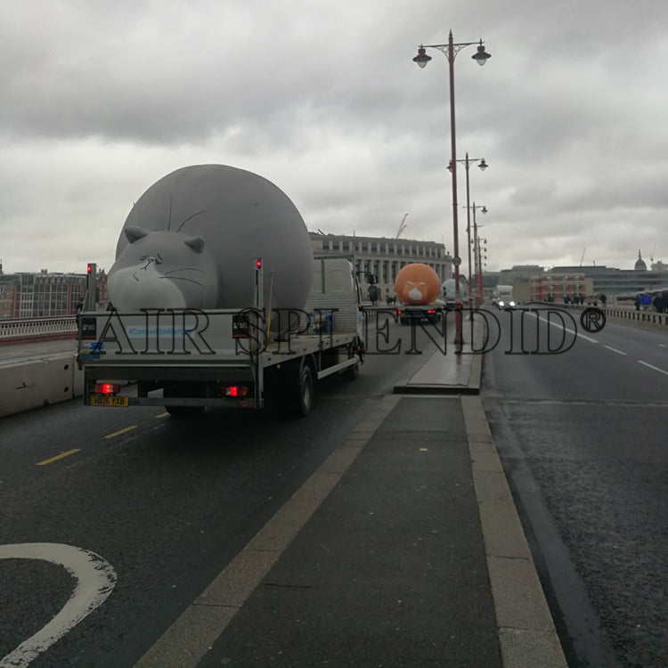 PVC Inflatable Cartoon Animal Cats Advertisting Decoration Outdoor