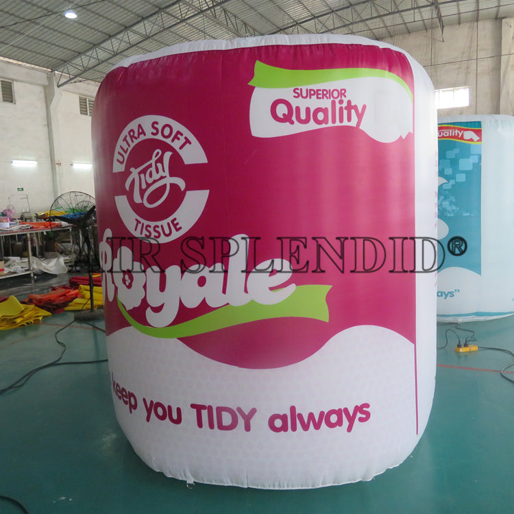 Custom Giant Inflatable Toilet Papers Replicas Advertising