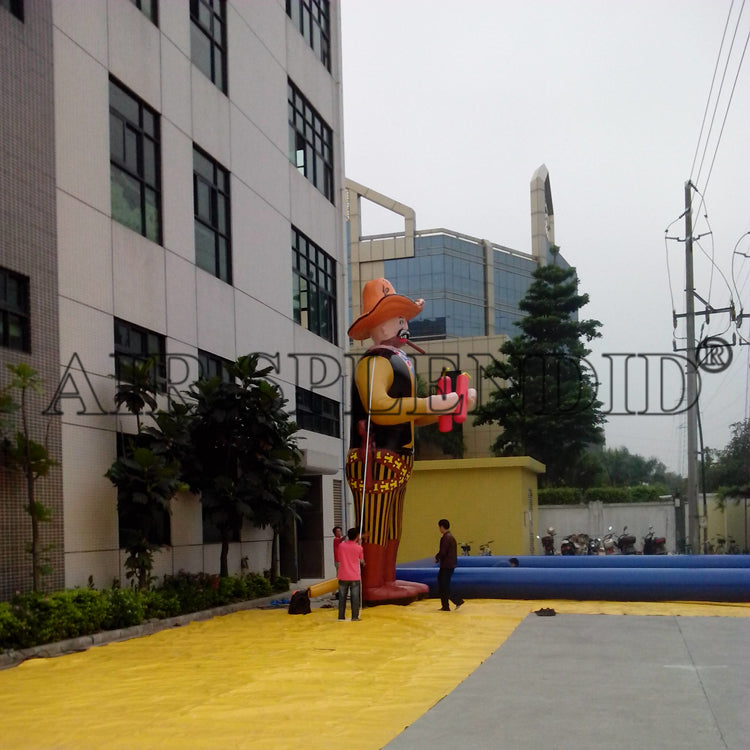 Giant Inflatable Cowboys Replicas Decoration