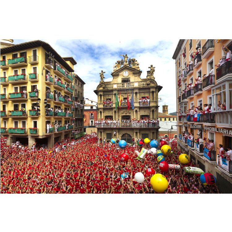 PVC Printed Crowd Surfing Balloons San Fermines Bull Running Festival