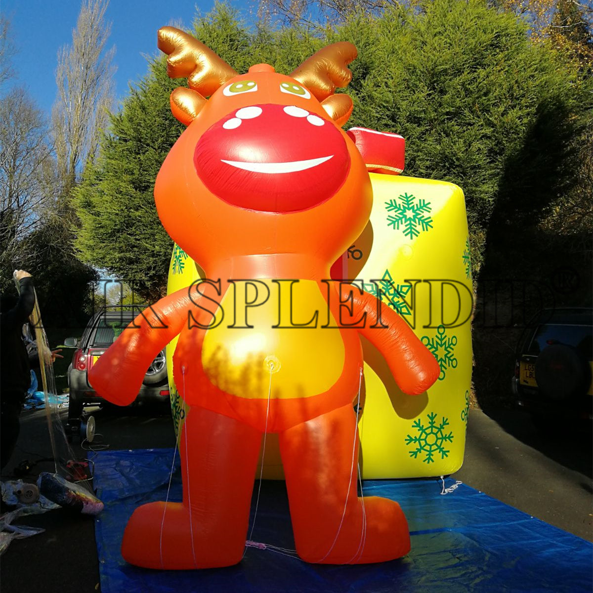 Giant Inflatable Deer Cartoon PVC Helium Parade Balloons