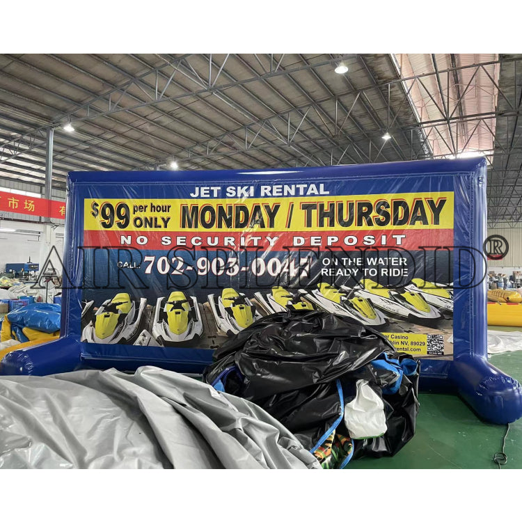 Airtight Inflatable Floating Billboards Advertising