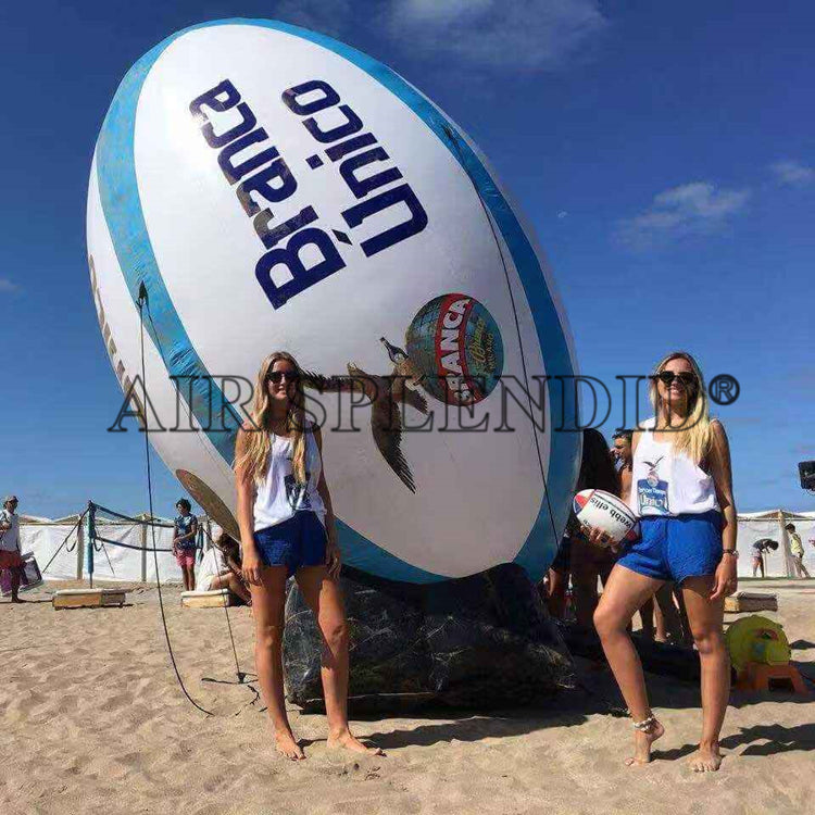 Giant Inflatable Rugby Footballs Replicas Advertising