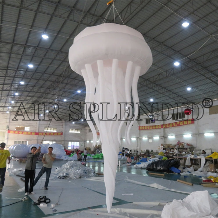 LED Lighting Inflatable Jellyfish Stage Decoration For Event
