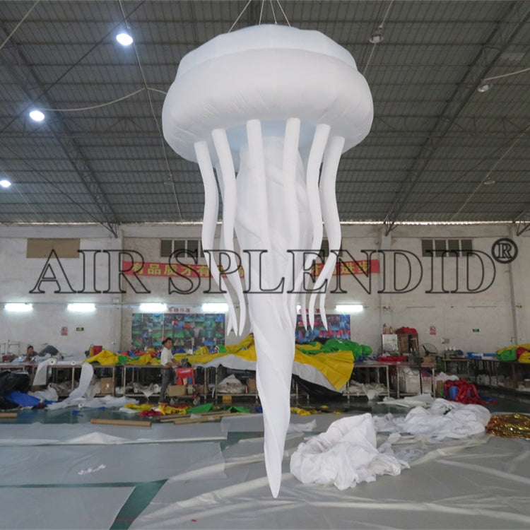 LED Lighting Inflatable Jellyfish Stage Decoration For Event