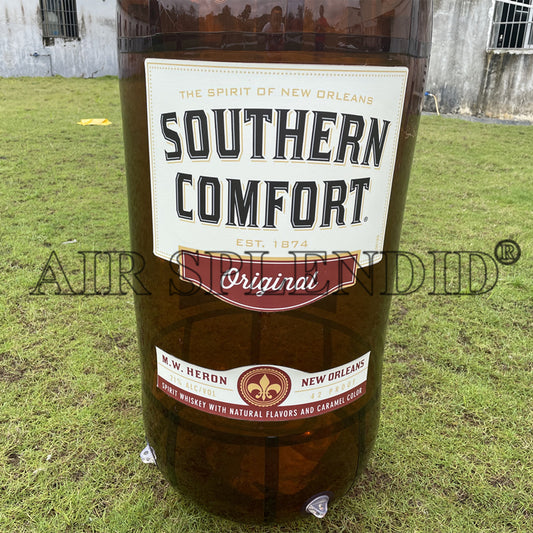 Custom Marketing Inflatable Whisky Bottle Replica For Bars