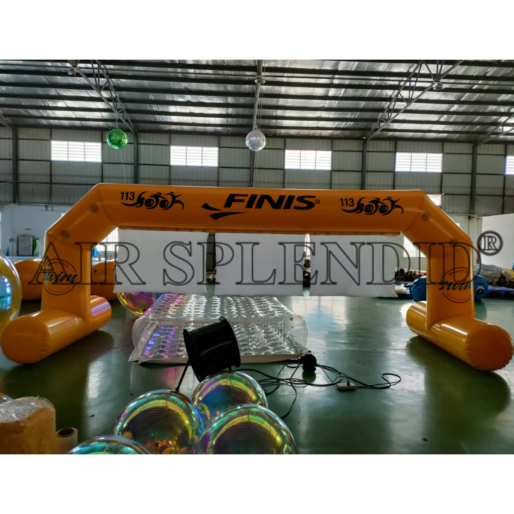 Inflatable Open Water Swimming Race Marks Archways
