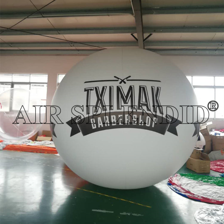 PVC Helium Balloons Marketing Signage For Barbershop
