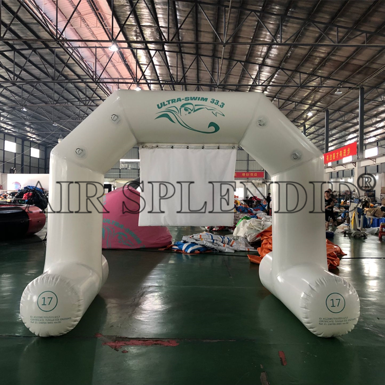 Custom Airtight Inflatable Archway Race Marks For Ultra Swimming
