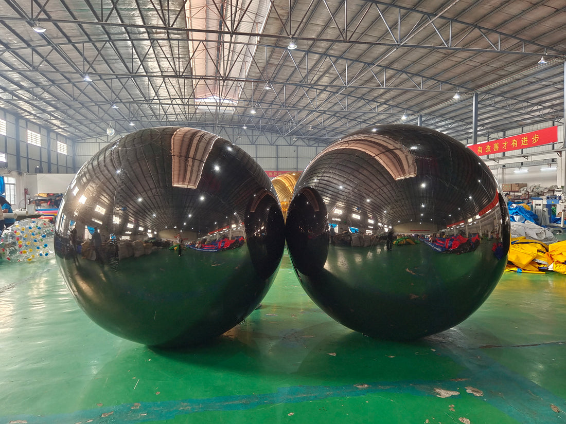 What is inflatable mirror ball used for?