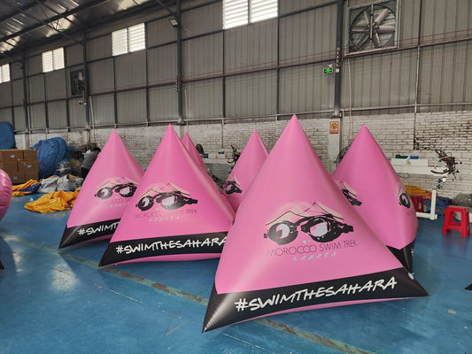 Custom Pyramid Marker Buoys For Open Water Swimming Morocco 2024