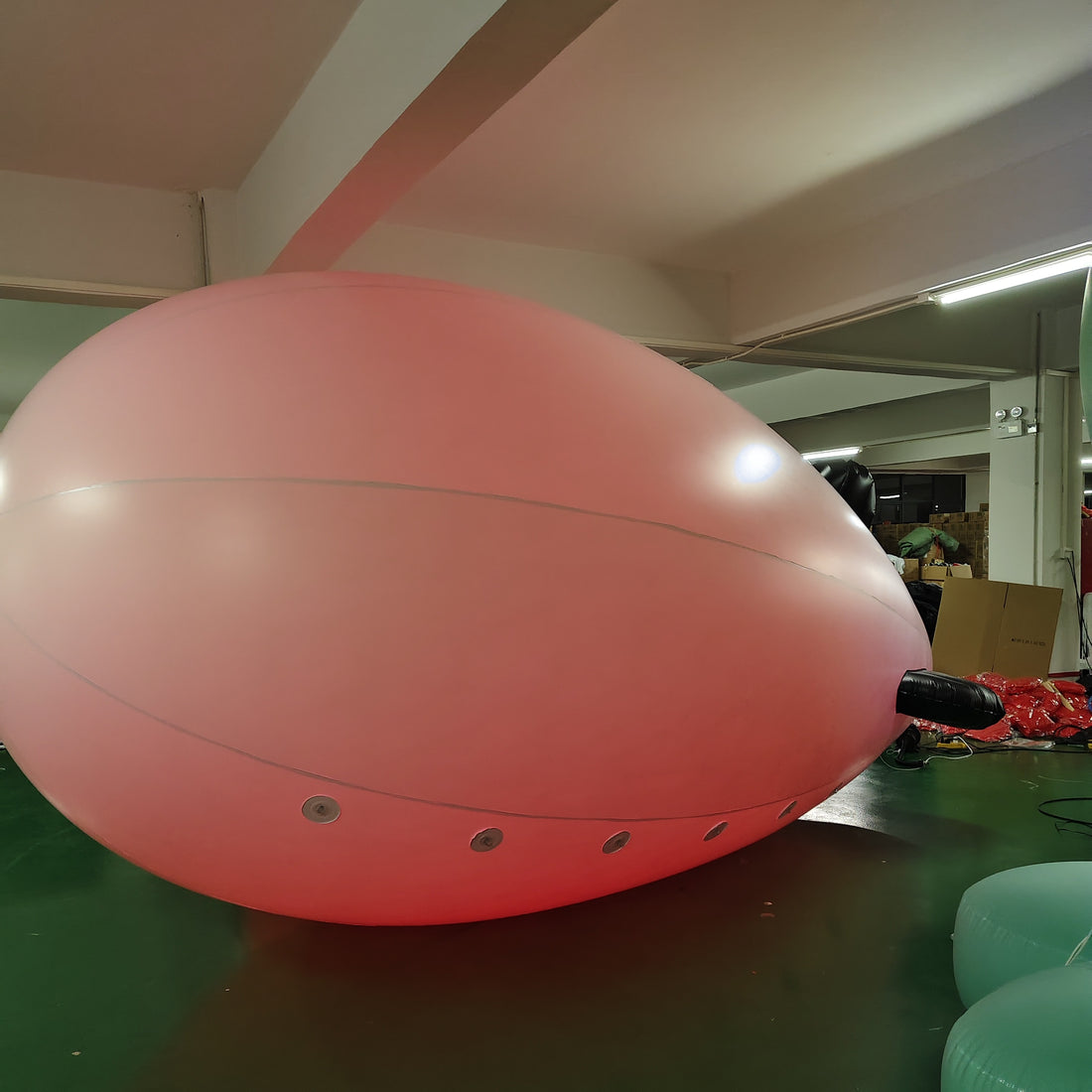 LED Lighting Inflatable Zeppeling For Street Parade