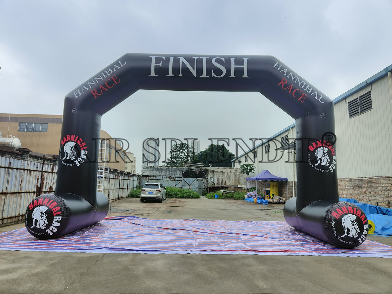 Inflatable Start / Finish Archways With Giant Tube