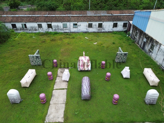 Custom Inflatable Bunkers For Paintball