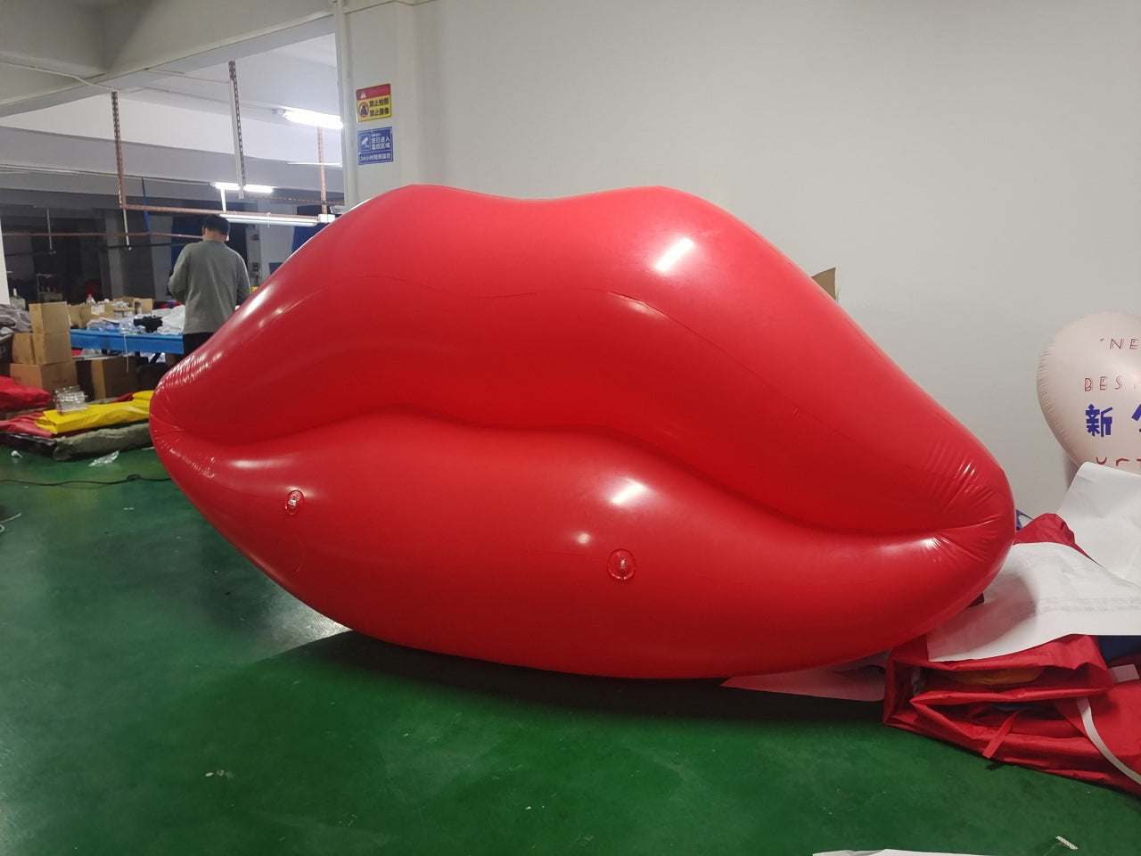 Giant Inflatable Lips For Decoration