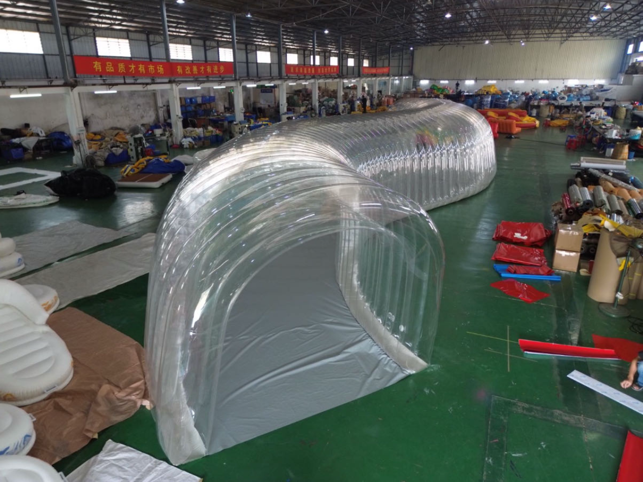 Inflatable Tunnel For Rugby Match