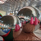 SILVER Inflatable Mirror Surface Balloon