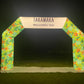 Lighting Inflatable Archway For Nocturn Running