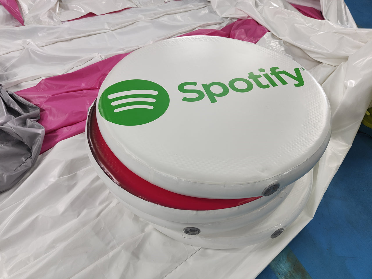 Inflatable Vinyl Record Long Play Disc For Spotify