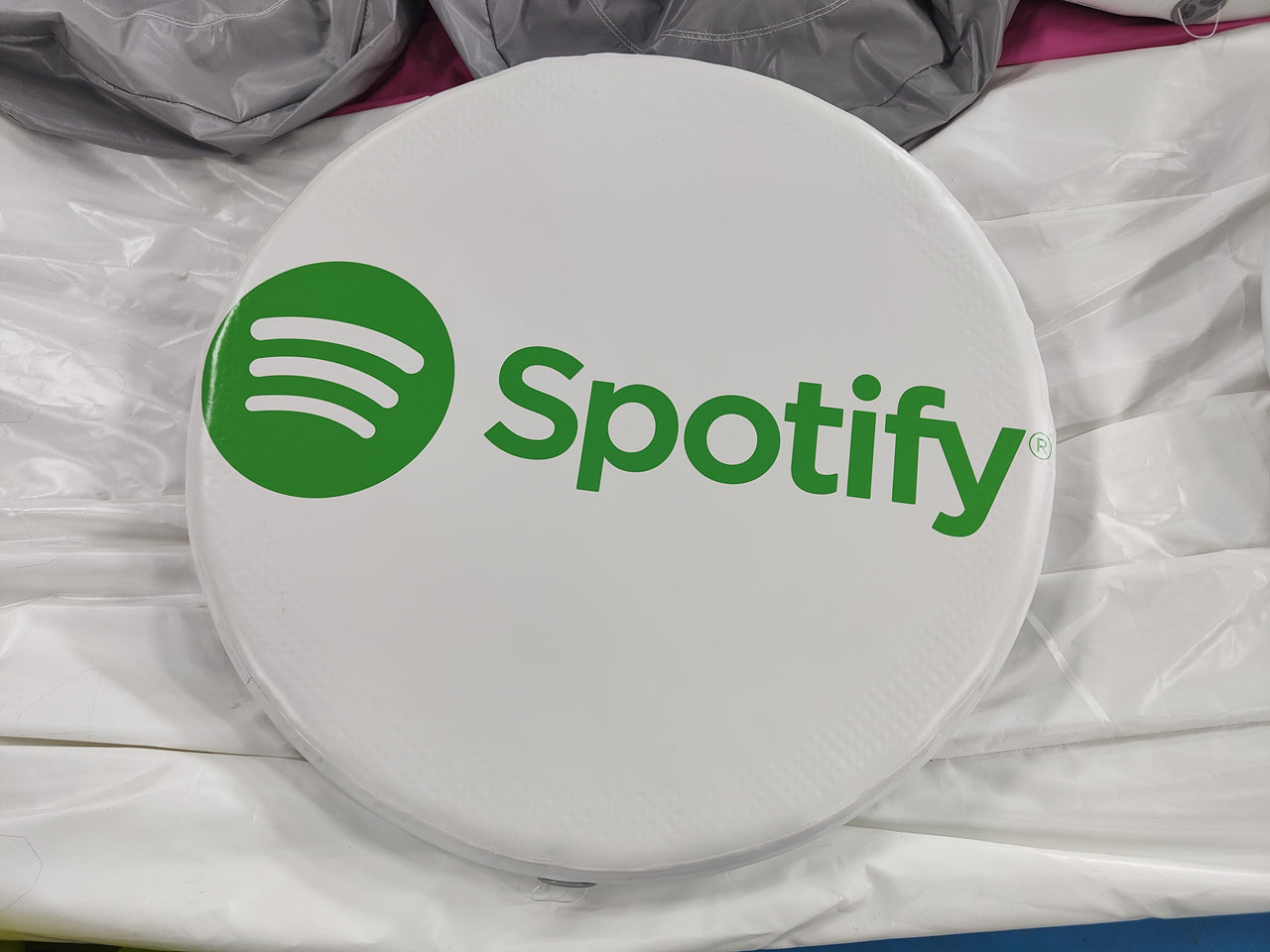 Inflatable Vinyl Record Long Play Disc For Spotify