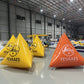 Pyramid Shape Inflatable Racing Marker Buoys For Paddle Surfing 2m Size