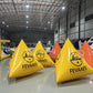 Pyramid Shape Inflatable Racing Marker Buoys For Paddle Surfing 2m Size