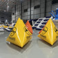 Pyramid Shape Inflatable Racing Marker Buoys For Paddle Surfing 2m Size