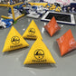 Pyramid Shape Inflatable Racing Marker Buoys For Paddle Surfing 2m Size