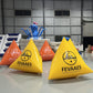 Pyramid Shape Inflatable Racing Marker Buoys For Paddle Surfing 2m Size