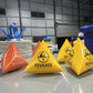 Pyramid Shape Inflatable Racing Marker Buoys For Paddle Surfing 2m Size