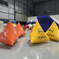 Pyramid Shape Inflatable Racing Marker Buoys For Paddle Surfing 2m Size