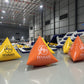 Pyramid Shape Inflatable Racing Marker Buoys For Paddle Surfing 2m Size