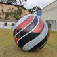 Striped And Colourful Inflatable Mirror Surface Balloon